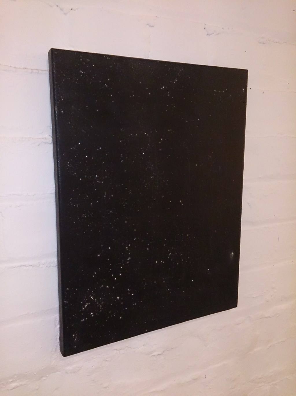 Untitled: Acrylic, Crushed Co-codamol Tablets, fixative&nbsp;(2014)